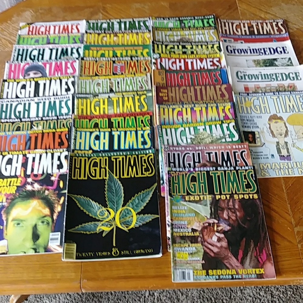 Huge Lot of High Times Magazine's - some vintage